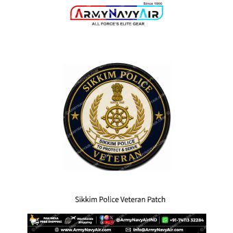 Sikkim Police Veteran Patch