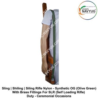 Indian Armed Force-Police-Security Rifle Sling SLR-Army (OG) synthetic