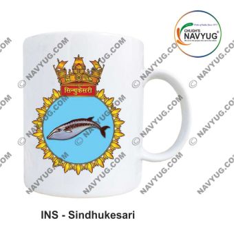 Personalised Indian Navy INS Sindhukesari Mug with Sindhukesari submarine design