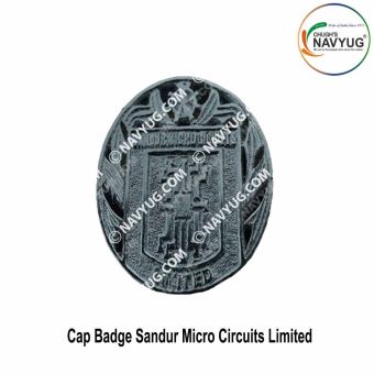 SMCL Sandur Micro Circuits Ltd Security Cap Badge : ArmyNavyAir.com