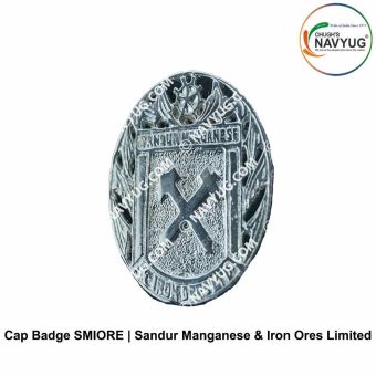 SMIORE Sandur Manganese Iron Ores Security Cap Badge: ArmyNavyAir.com