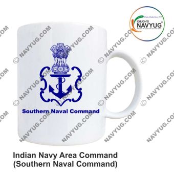 Personalised Indian Navy Southern Naval Command Mug : ArmyNavyAir.com