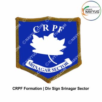 CRPF Formation Div Sign Srinagar Sector : ArmyNavyAir.com