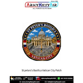 St Peter's Basilica Vatican City Heritage Patch