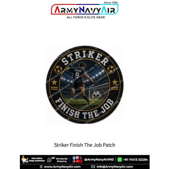 Football Striker Finish The Job Patch