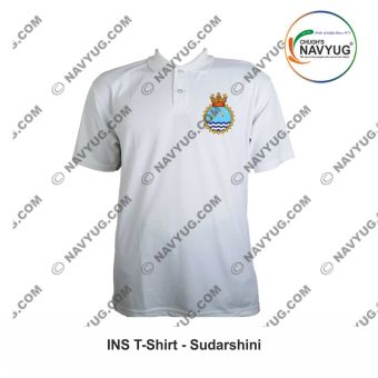 Personalised Indian Navy T-Shirt INS Sudarshini : ArmyNavyAir.com