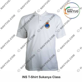 Personalised Indian Navy T-Shirt INS Sukanya: ArmyNavyAir.com