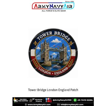Tower Bridge London England Heritage Patch
