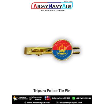 Tripura Police Tie Pin : ArmyNavyAir.com