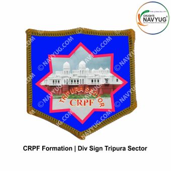 CRPF Formation Div Sign Tripura Sector : ArmyNavyAir.com