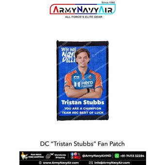 DC Tristan Stubbs Fan Patch - Must Have For True Fans! : ArmyNavyAir.com