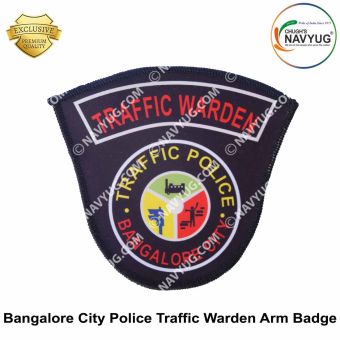 Bangalore City Police Traffic Warden Arm Badge TWO : ArmyNavyAir.com