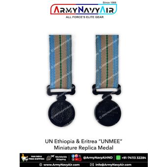 UNMEE UN Ethiopia & Eritrea Miniature Medal : ArmyNavyAir.com