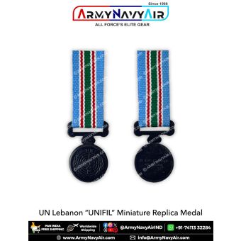 UNIFIL UN Lebanon Miniature Medal : ArmyNavyAir.com