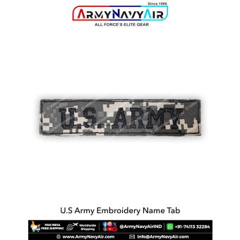 US Army Name Tab Embroidery : ArmyNavyAir.com