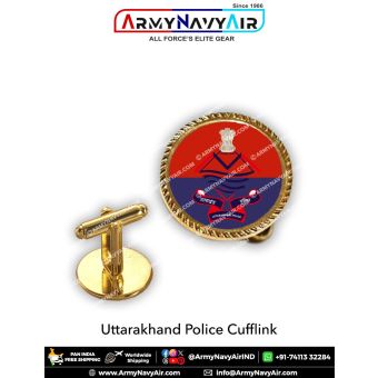 Uttarakhand Police Cufflinks : ArmyNavyAir.com