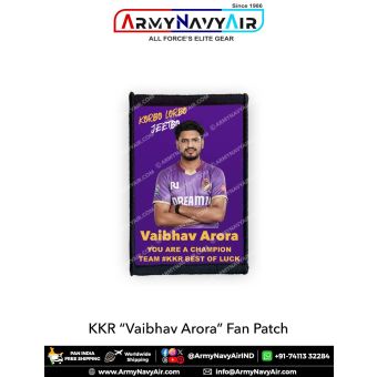 KKR Vaibhav Arora Fan Patch - Must Have For True Fans! : ArmyNavyAir.com