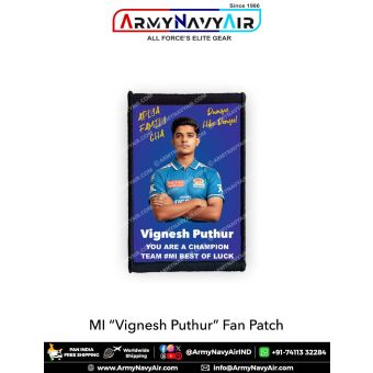 MI Vignesh Puthur Fan Patch - Must Have For True Fans! : ArmyNavyAir.com