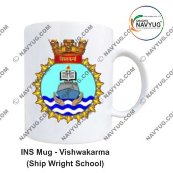 Navy Mug Training Establishment | Indian Navy Surface Ship (School-Academy) Souvenir Gift-INS Vishwakarma (ShipWright School)