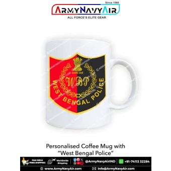 Personalised Coffee Mugs with West Bengal Police : ArmyNavyAir.com