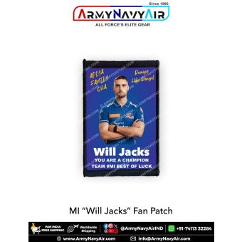 MI Will Jacks Fan Patch - Must Have For True Fans! : ArmyNavyAir.com