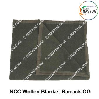 NCC Wollen Blanket Barrack Olive Green : ArmyNavyAir.com