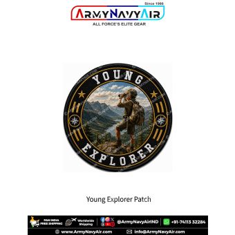 Young Explorer Adventure Trekking Round Patch